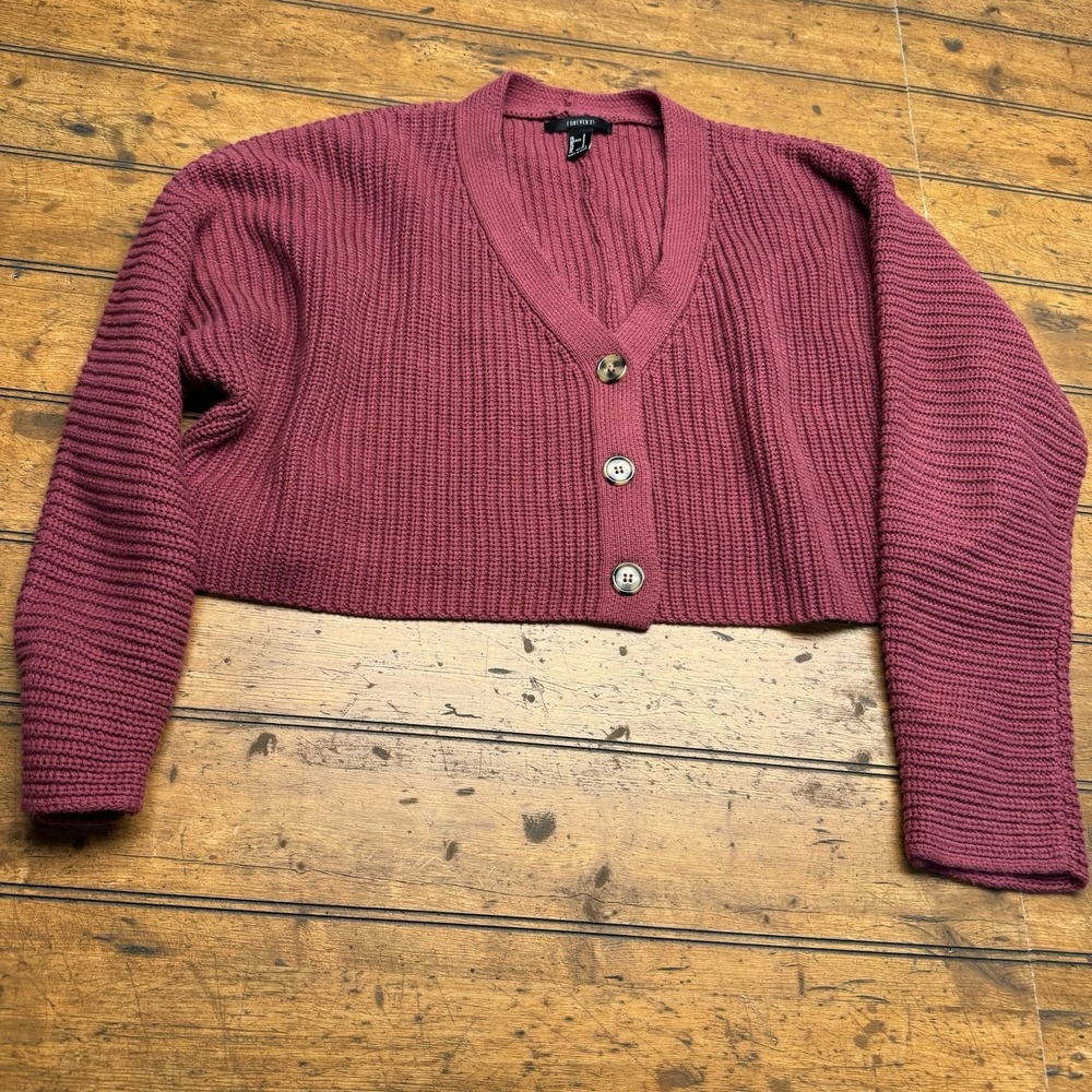 Forever 21 Women's‎ Cropped Cardigan Size S